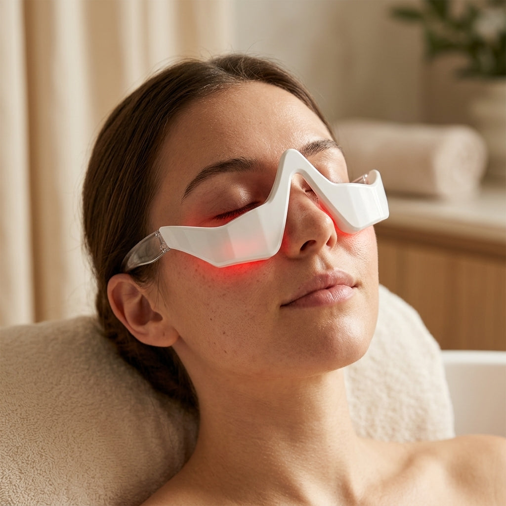 Advanced LED Eye Rejuvenation Massager - Reduce Wrinkles, Dark Circles & Eye Puffiness